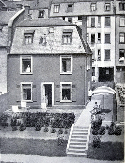 Abbildung Hinterhaus des Böttgerheims. Aus Keller 1913